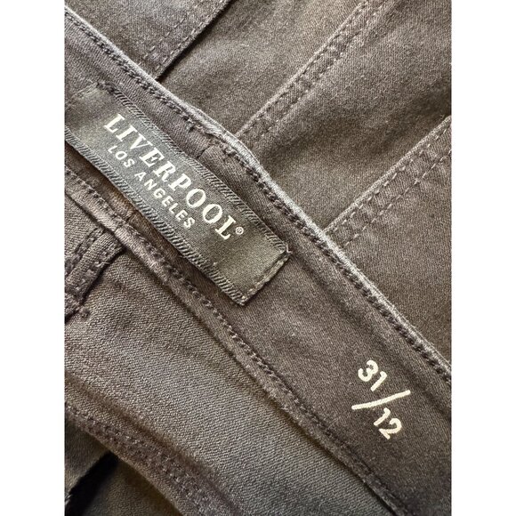Liverpool The Skinny 12/31 Black Jeans Stretchy 5 Pocket High Rise NWOT - Picture 3 of 9